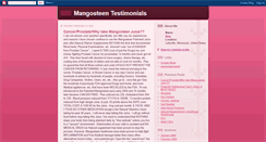 Desktop Screenshot of mangosteen4health.blogspot.com