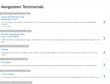 Tablet Screenshot of mangosteen4health.blogspot.com