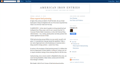 Desktop Screenshot of americanironentries.blogspot.com