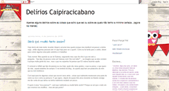 Desktop Screenshot of delirioscaipiracicabano.blogspot.com