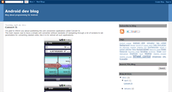 Desktop Screenshot of android-devblog.blogspot.com