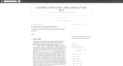 Desktop Screenshot of lesserconfusion.blogspot.com