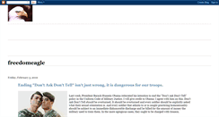 Desktop Screenshot of freedomeagle88.blogspot.com