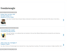 Tablet Screenshot of freedomeagle88.blogspot.com