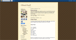 Desktop Screenshot of iheartallthingsfood.blogspot.com