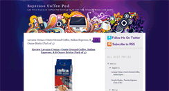 Desktop Screenshot of espressocoffeepod.blogspot.com