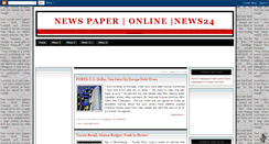 Desktop Screenshot of onlinenewspeper.blogspot.com