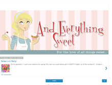 Tablet Screenshot of andeverythingsweet.blogspot.com