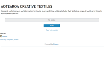 Tablet Screenshot of aotearoacreativetextiles.blogspot.com