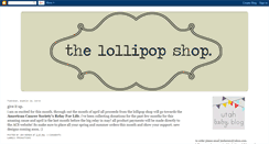 Desktop Screenshot of mylollipopshop.blogspot.com