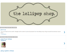 Tablet Screenshot of mylollipopshop.blogspot.com