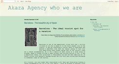 Desktop Screenshot of akazaagency.blogspot.com