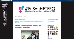 Desktop Screenshot of campanhaeusouhetero.blogspot.com