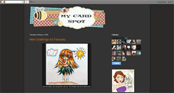 Desktop Screenshot of mycardspot.blogspot.com