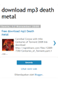 Mobile Screenshot of mp3-deathmetal.blogspot.com