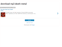 Tablet Screenshot of mp3-deathmetal.blogspot.com