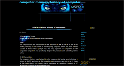 Desktop Screenshot of latestcomputermemoryinworld.blogspot.com
