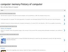 Tablet Screenshot of latestcomputermemoryinworld.blogspot.com
