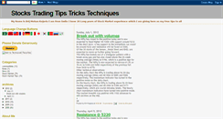 Desktop Screenshot of 1ststocktechnics.blogspot.com