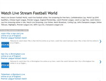 Tablet Screenshot of livefootballstv.blogspot.com