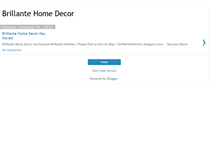 Tablet Screenshot of brillantehomedecor.blogspot.com