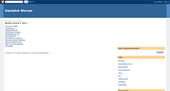 Desktop Screenshot of damboeckwerner.blogspot.com