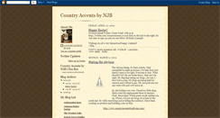 Desktop Screenshot of countryaccentsbynjb.blogspot.com