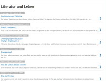 Tablet Screenshot of literaturundleben.blogspot.com
