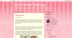 Desktop Screenshot of dariteratakmaklang.blogspot.com