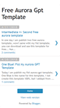 Mobile Screenshot of freeauroragpttemplate.blogspot.com