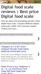 Mobile Screenshot of digital-food-scale-reviews.blogspot.com