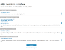 Tablet Screenshot of mijnfavorieterecepten.blogspot.com