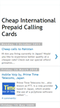 Mobile Screenshot of internationalprepaidcallingcards.blogspot.com