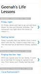 Mobile Screenshot of geenahslifelessons.blogspot.com