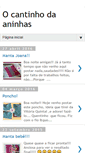 Mobile Screenshot of miminhosaninhas.blogspot.com