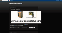 Desktop Screenshot of mesinpenetas-123.blogspot.com