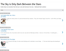 Tablet Screenshot of darkbetweenthestars.blogspot.com