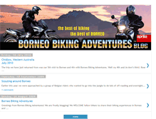 Tablet Screenshot of borneobikingadventuresmalaysia.blogspot.com