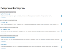 Tablet Screenshot of exceptionalconception.blogspot.com