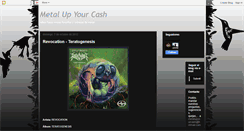 Desktop Screenshot of metalupyourcash.blogspot.com