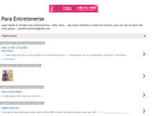 Tablet Screenshot of paraentretenerse.blogspot.com