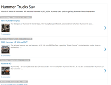 Tablet Screenshot of hummer-trucks.blogspot.com