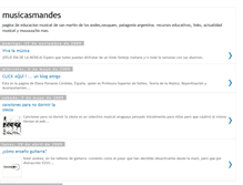 Tablet Screenshot of musicasmandes.blogspot.com