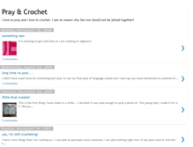 Tablet Screenshot of prayandcrochet.blogspot.com