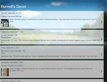 Tablet Screenshot of burnellsdecor.blogspot.com
