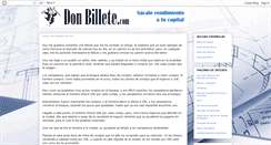 Desktop Screenshot of donbilleteweb.blogspot.com