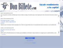 Tablet Screenshot of donbilleteweb.blogspot.com