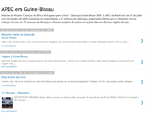 Tablet Screenshot of apec-projeto-gbissau.blogspot.com