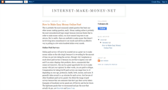Desktop Screenshot of internet-make-money-net.blogspot.com
