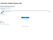 Tablet Screenshot of internet-make-money-net.blogspot.com